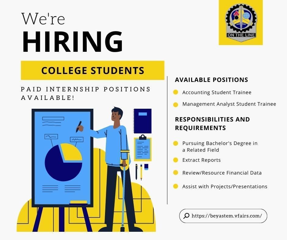 We’re Hiring: College Students