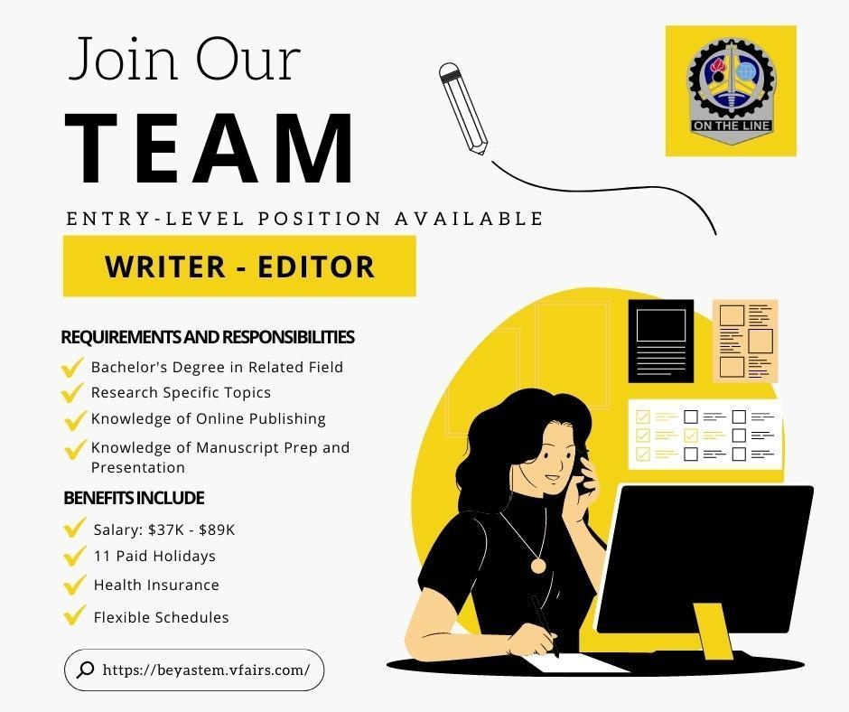 We’re Hiring: Writer – Editor