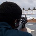 Gridley conducts a live-fire weapons qualification