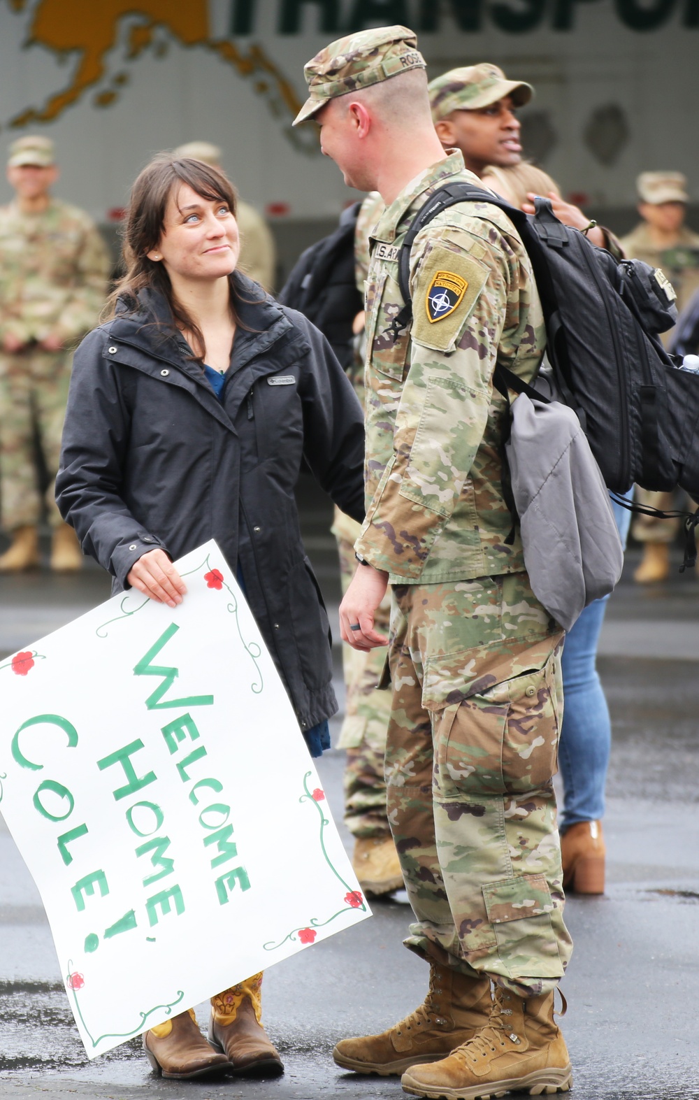 Guard members return home following deployment to Poland