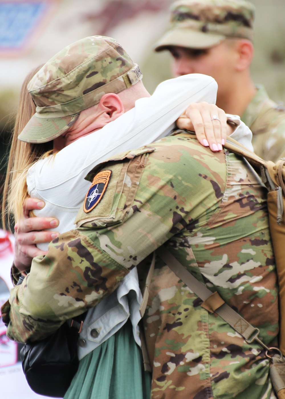 Guard members return home following deployment to Poland