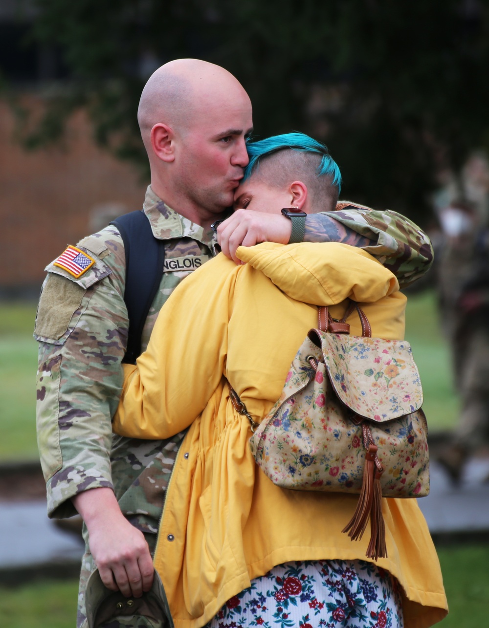 Guard members return home following deployment to Poland