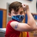 Kadena’s kids roll up sleeves to beat COVID