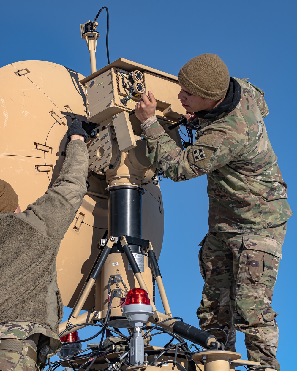 Ivy Soldiers Conduct Aerial Training