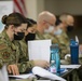 U.S  Air Force Military Medical Team Receive a Joint Reception, Staging, Onward Movement and Integration Brief at Lawrence General Hospital