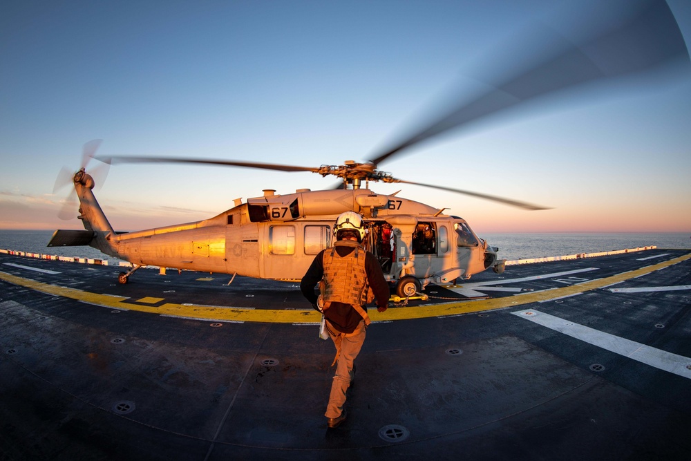 USS Makin Island Flight Operations