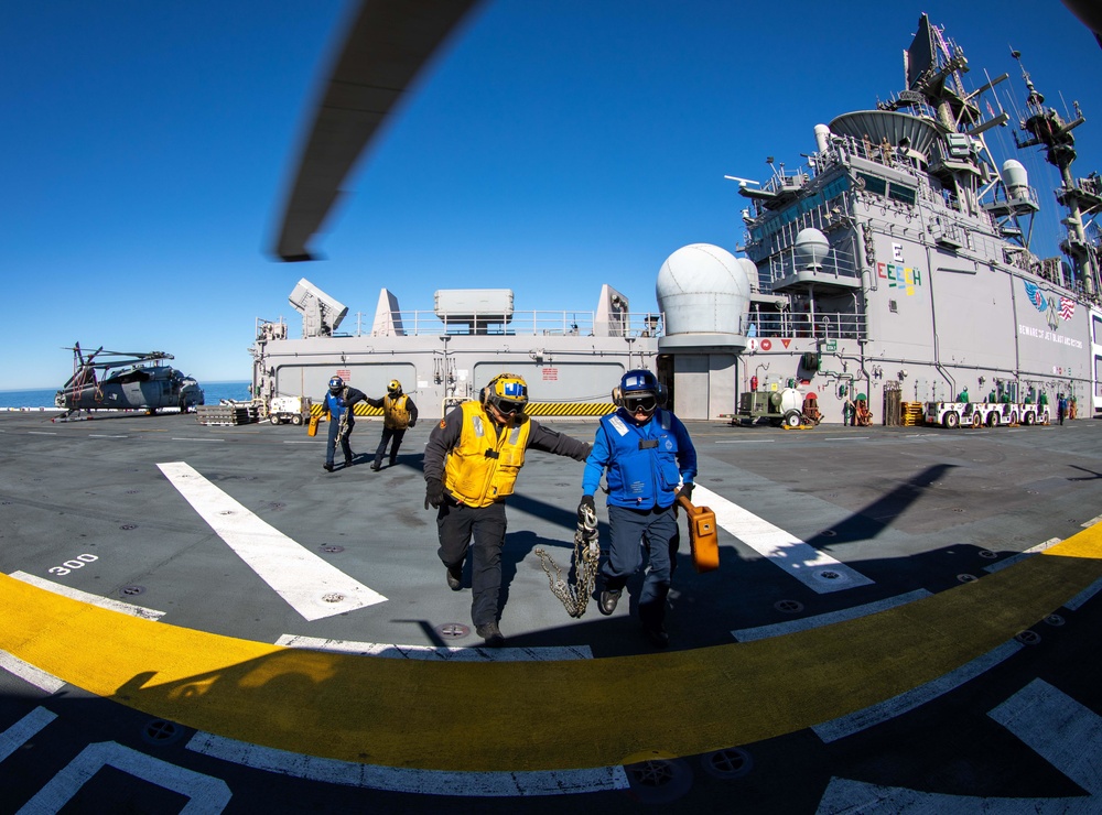 USS Makin Island Flight Operations