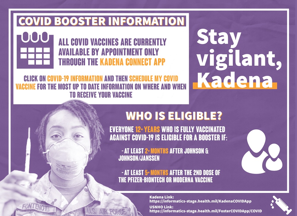Kadena Air Base booster shot information