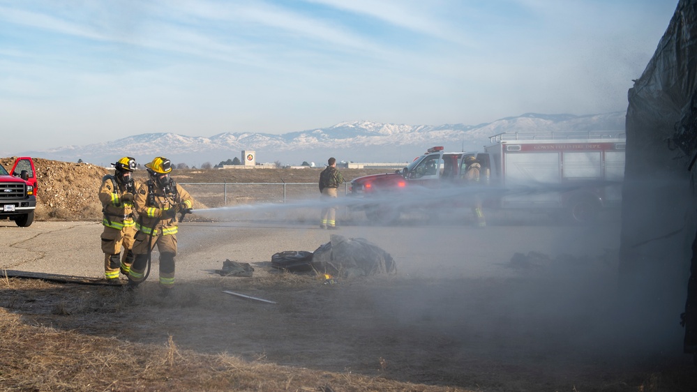 Testing readiness; 124th conducts Wing Focus Exercise