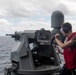 USS America (LHA 6) Conducts MK-38 25mm Machine Gun Maintenance.