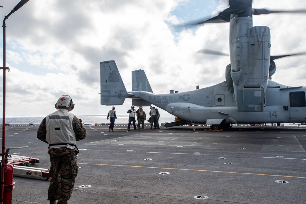 USS America (LHA 6) Mass Casualty Exercise