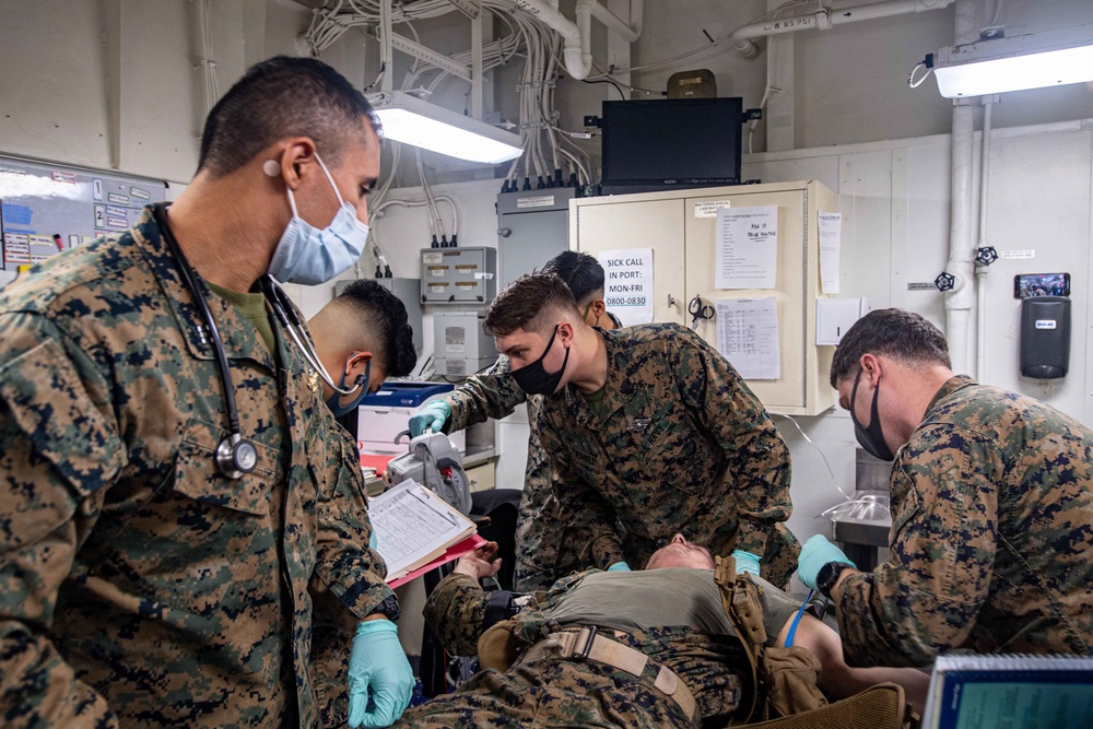 USS America (LHA 6) Mass Casualty Exercise