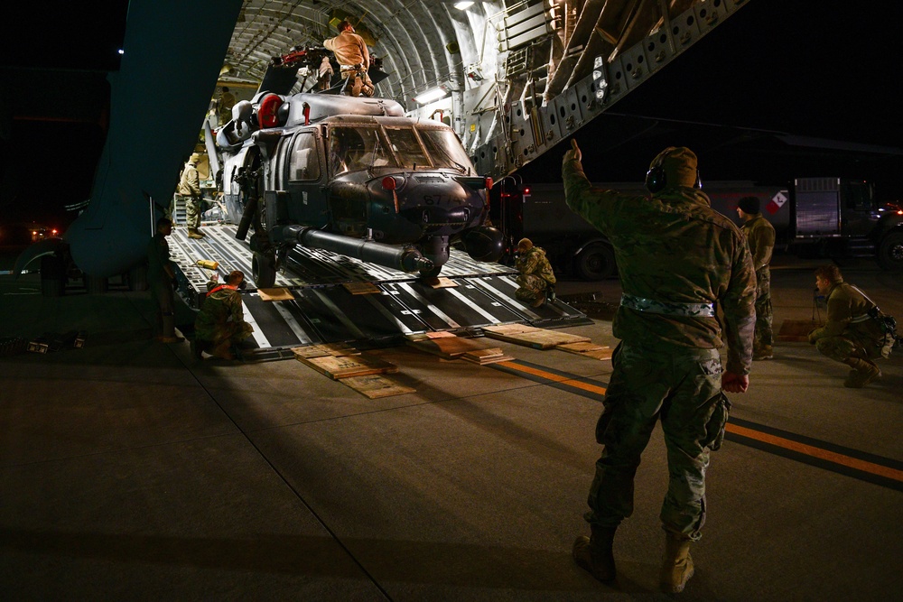 56th RQS helicopter returns from deployment