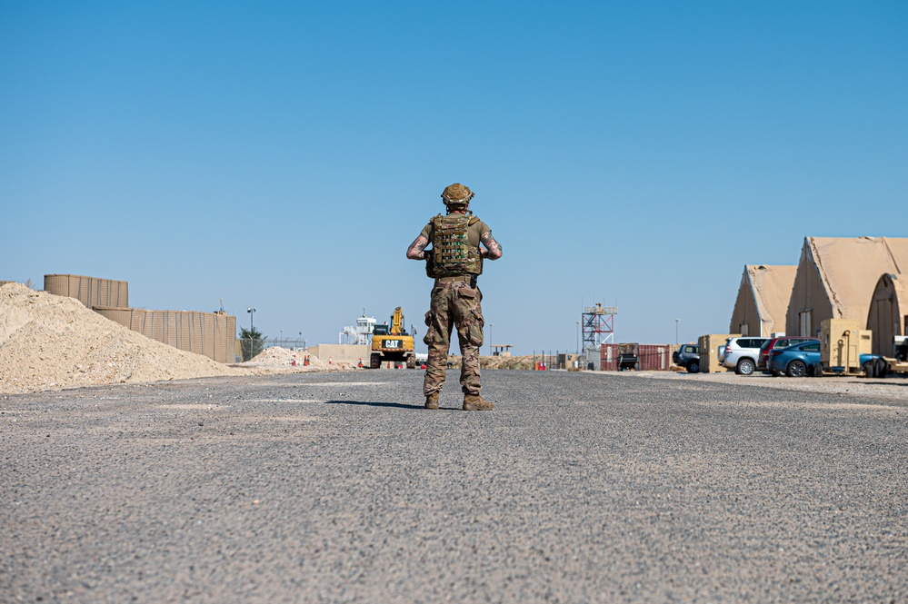 EOD technicians utilize robot technology to assess dangerous situations