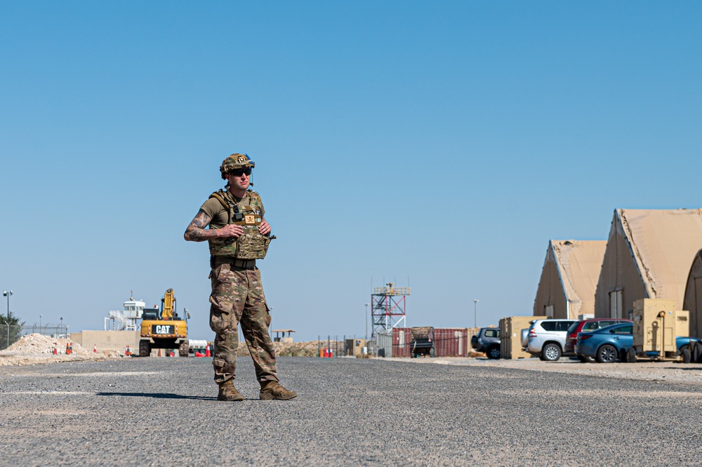 EOD technicians utilize robot technology to assess dangerous situations