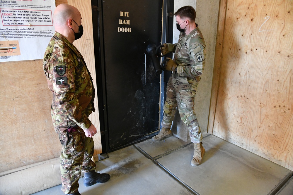 Breaching Door Training