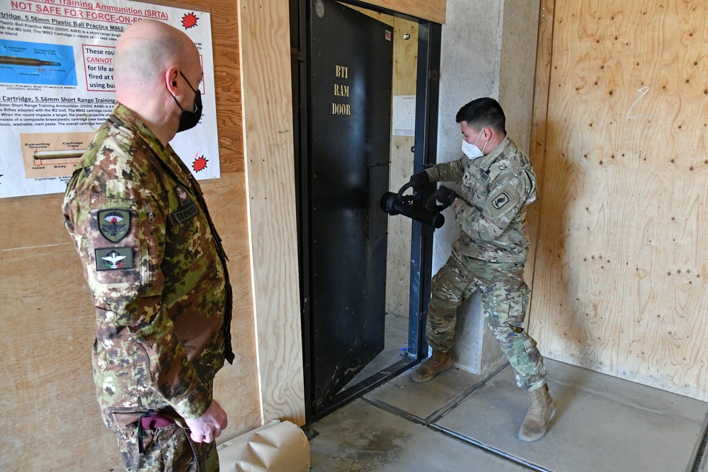 Breaching Door Training