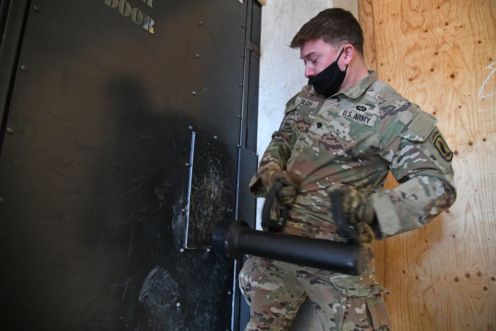 Breaching Door Training