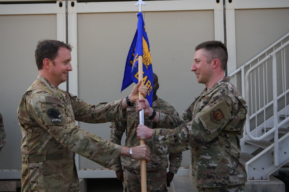 449th AEG, 726th EABS welcome new commander