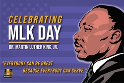 Dr. Martin Luther King, Jr. Day Graphic (social media) [Image 1 of 2]