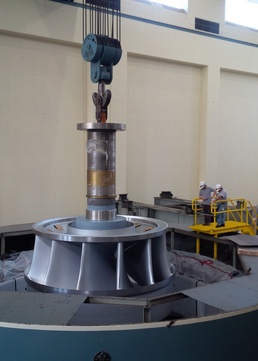 Turbine-generators replaced at Center Hill Hydropower Plant
