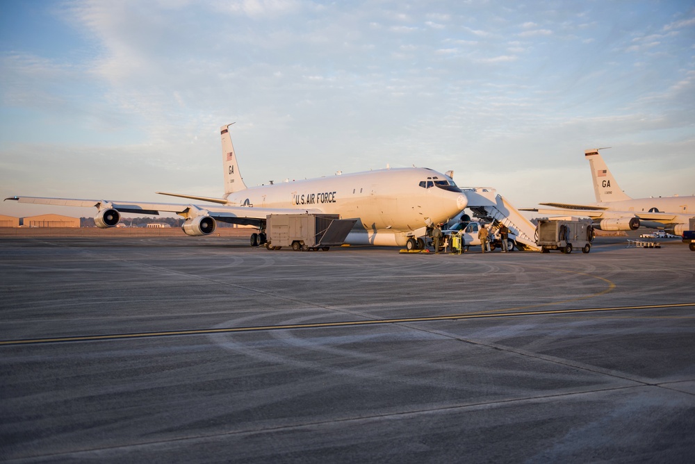 Photo of E-8C Joint STARS aircraft 3289 at Robins Air Force Base, Georgia