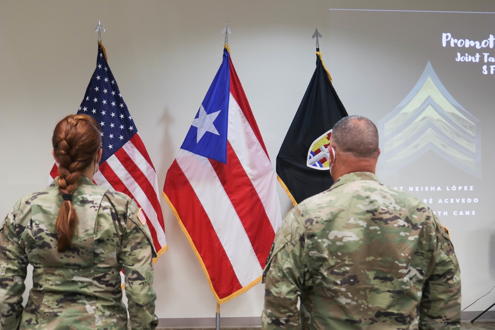 NCOs Promotion Ceremony at JTF-PR