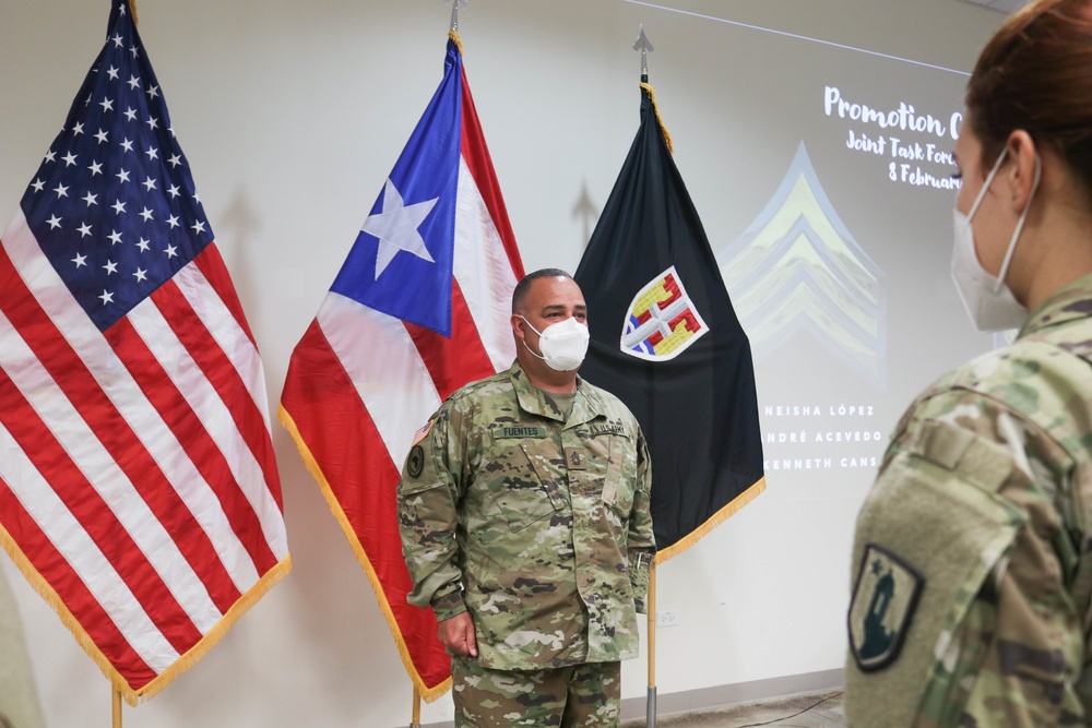 NCOs Promotion Ceremony at JTF-PR