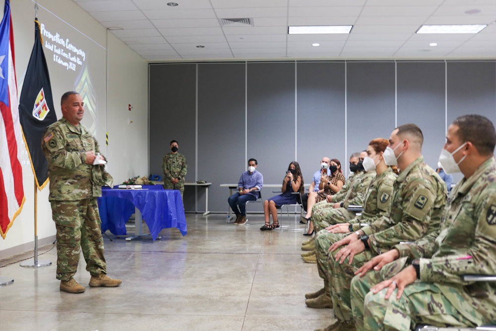 NCOs Promotion Ceremony at JTF-PR