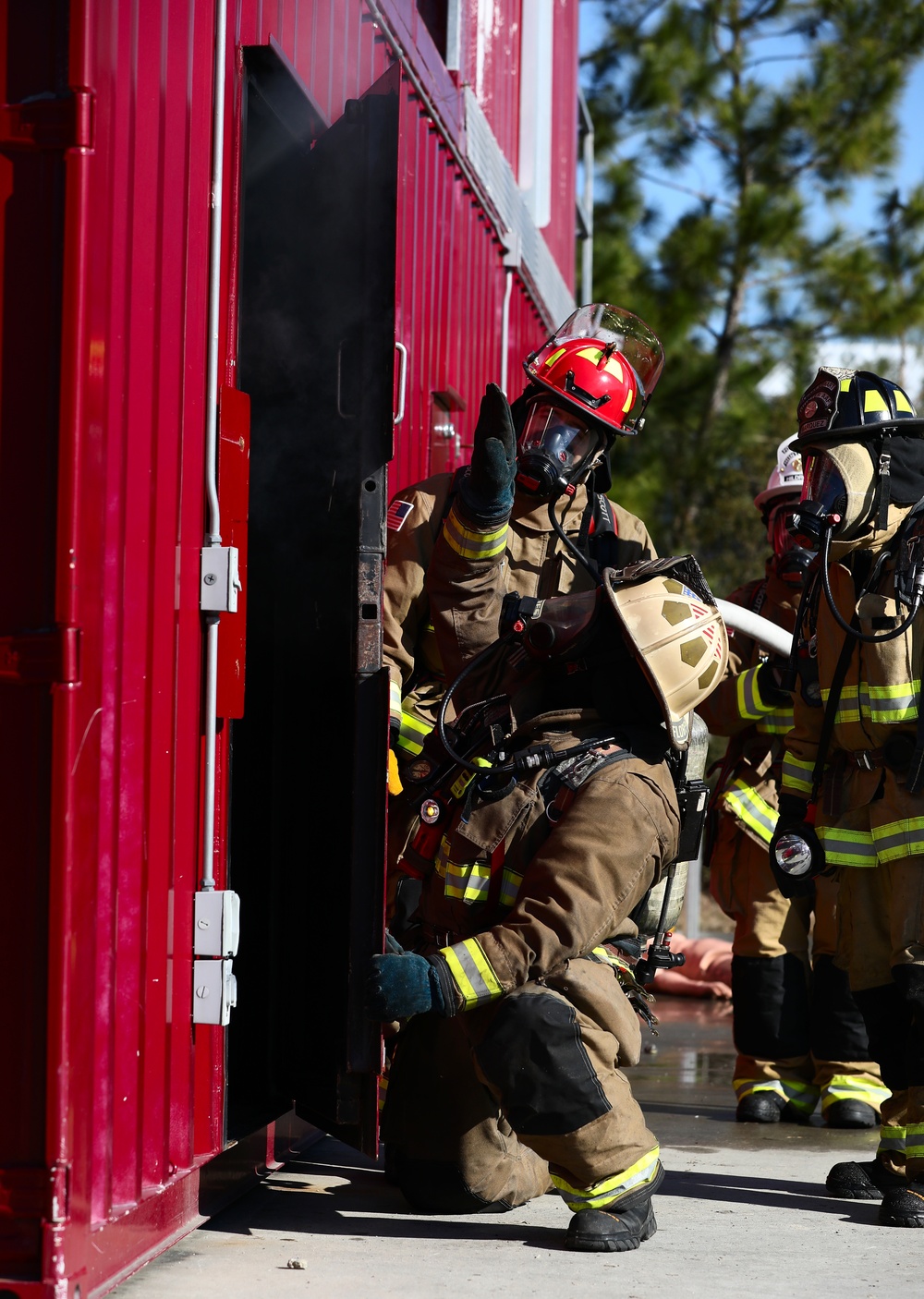 Soldiers complete Fire Fighting Simulation