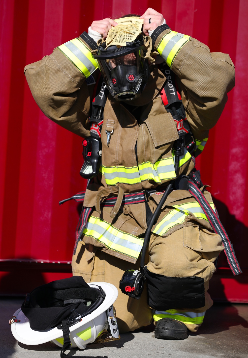 Soldiers complete Fire Fighting Simulation