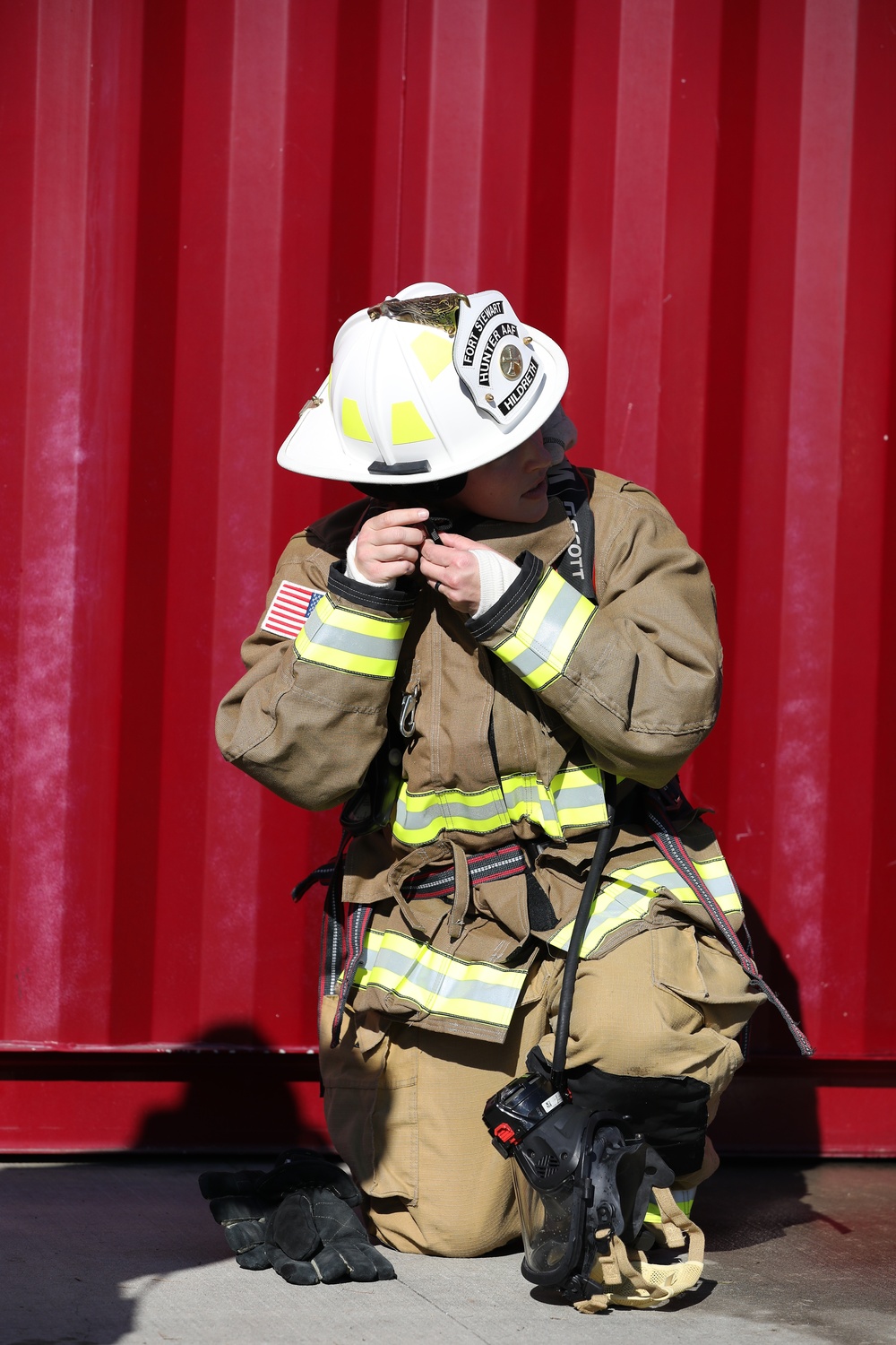 Soldiers complete Fire Fighting Simulation