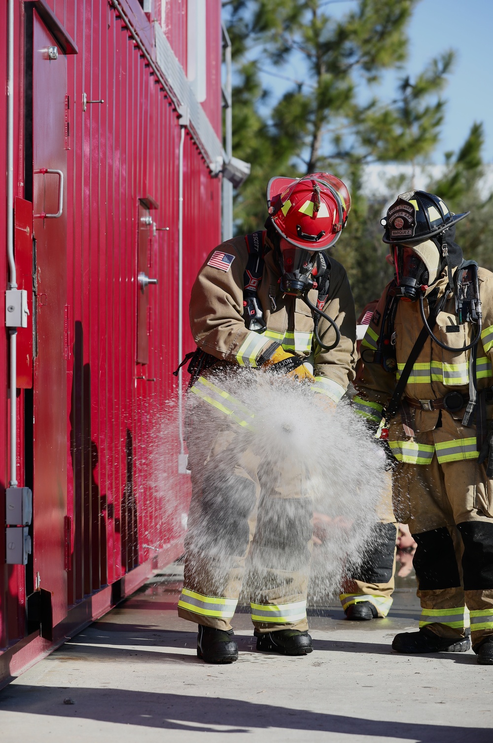 Soldiers complete Fire Fighting Simulation