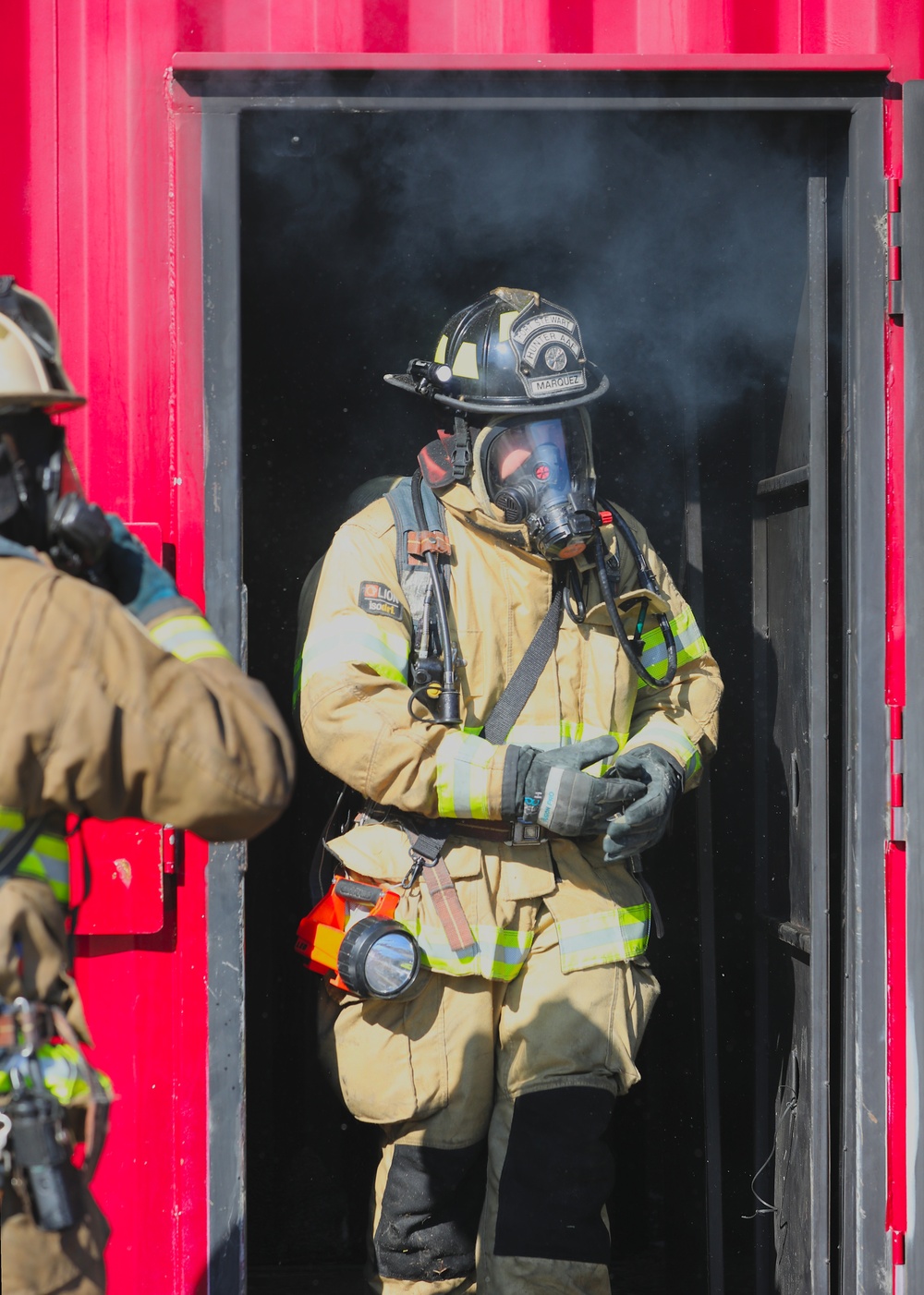 Soldiers complete Fire Fighting Simulation