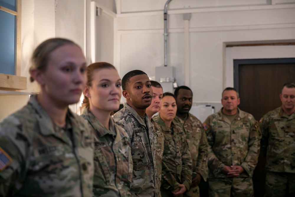 JMTG-U Soldiers meet with U.S. Secretary of Defense Lloyd Austin via teleconference