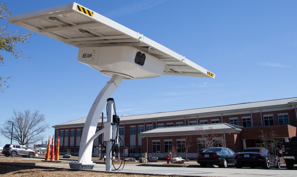 New Electric Vehicle Charging Station on MCAS Cherry Point