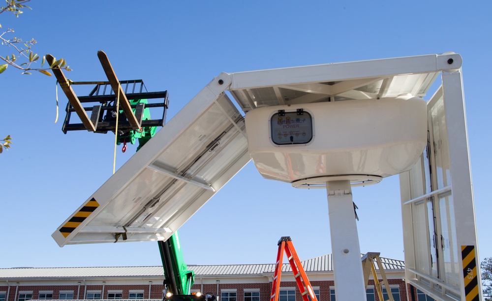 New Electric Vehicle Charging Station on MCAS Cherry Point