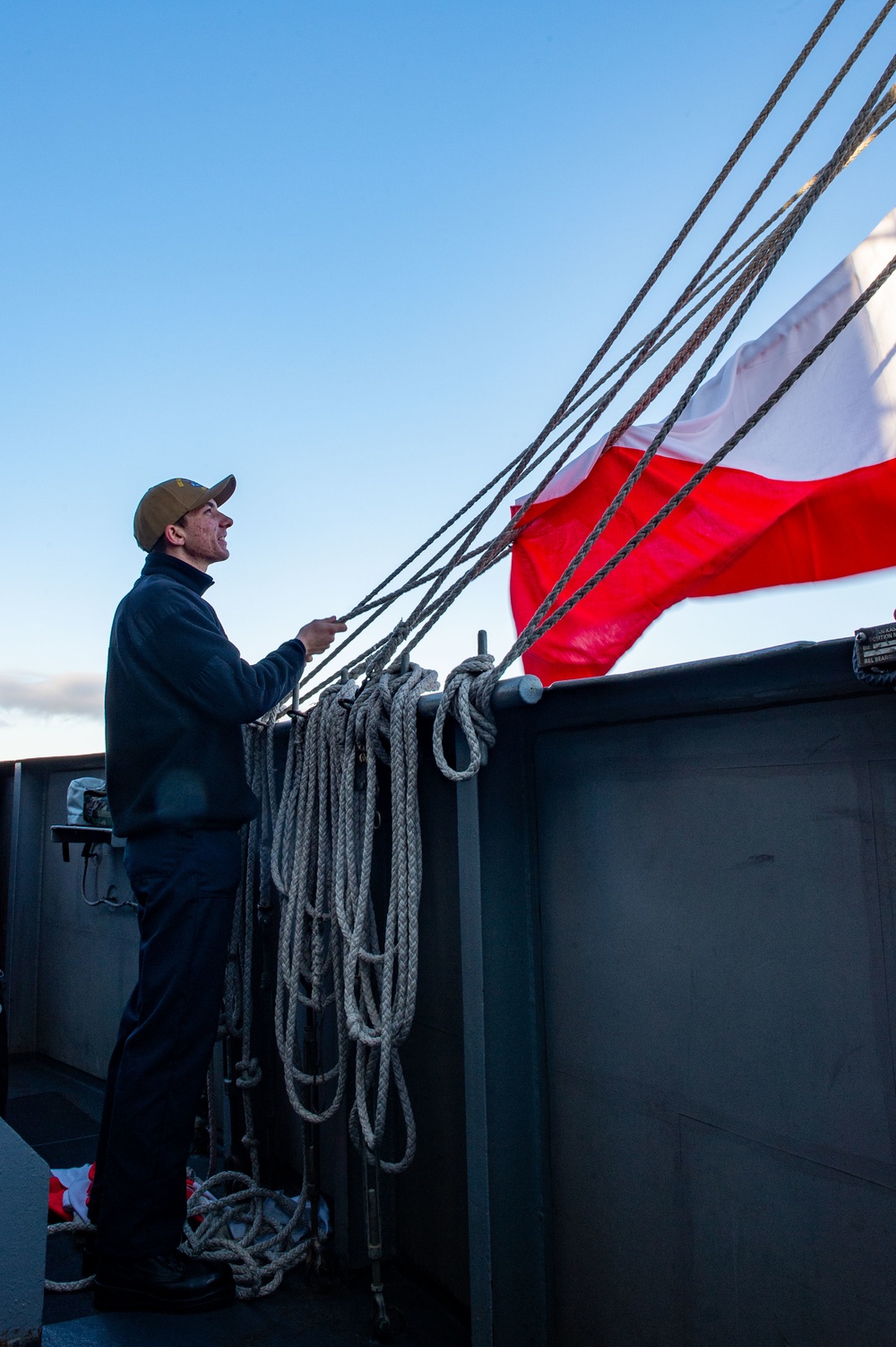 The Harry S. Truman Carrier Strike Group is on a scheduled deployment in the U.S. 6th Fleet area of operations in support of naval operations to maintain maritime stability and security.