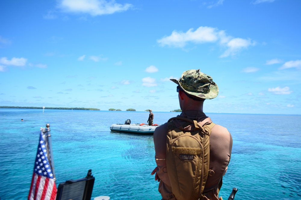 Coast Guard and Navy complete channel widening in Federated States of Micronesia