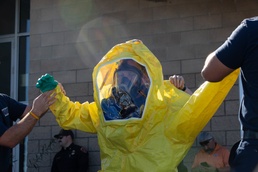 Pendleton firefighters train for HAZMAT incident command