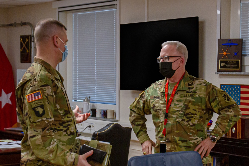 10th Army and Air Missile Defense Command- Key Leader Engagement