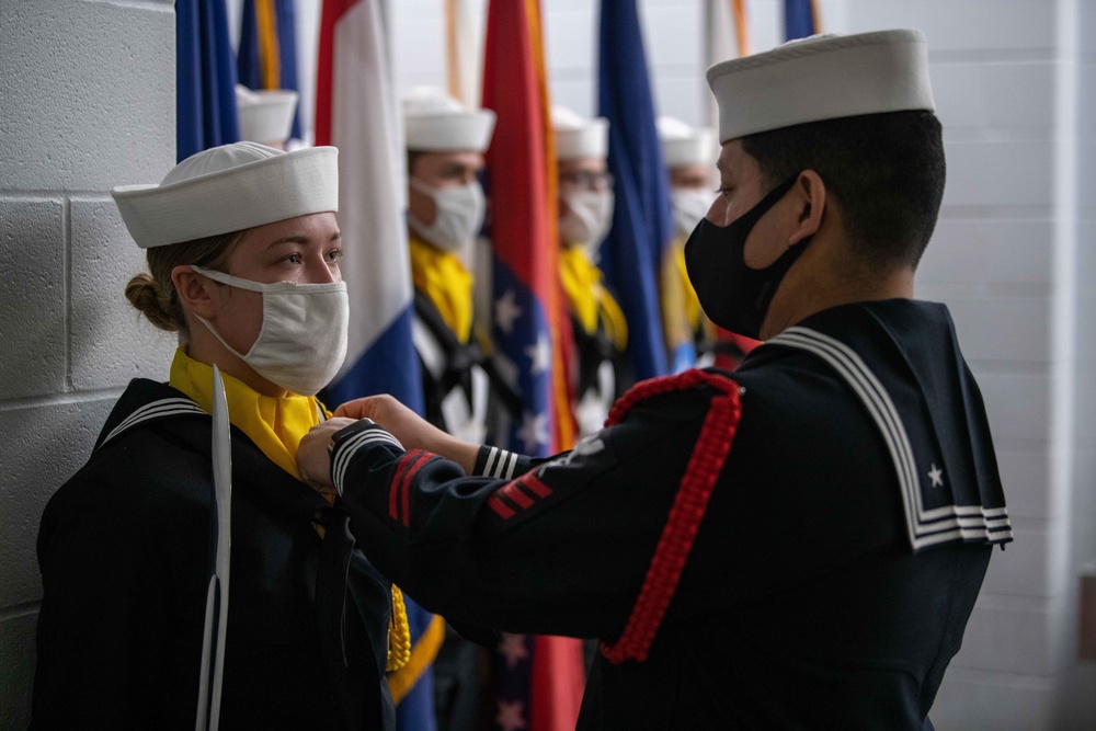Recruit Training Command Pass-In-Review Graduation Feb. 11, 2022