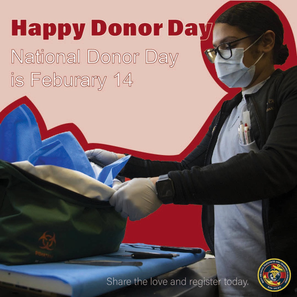 NMRTC San Diego National Donor Day Graphic