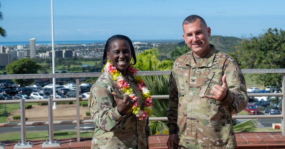 Deputy Surgeon General and Chief United States Army Medical Corps Maj. Gen. Telita Crosland visits Tripler Army Medical Center