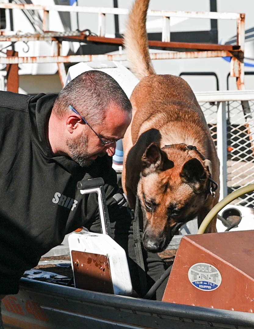 2nd SFS, local agencies unite K-9 training