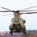 CH-47 crew, 89B students conduct sling-load training at Fort McCoy