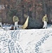 Cold-Weather Operations Course class 22-03 students build Arctic tents on Fort McCoy's South Post