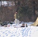 Cold-Weather Operations Course class 22-03 students build Arctic tents on Fort McCoy's South Post