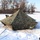 Cold-Weather Operations Course class 22-03 students build Arctic tents on Fort McCoy's South Post