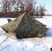 Cold-Weather Operations Course class 22-03 students build Arctic tents on Fort McCoy's South Post